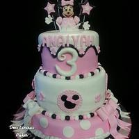 tiers of pink...Minnie Mouse
