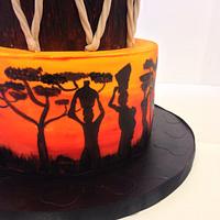 African Safari Theme Cake!