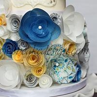 Wafer Flower Cake
