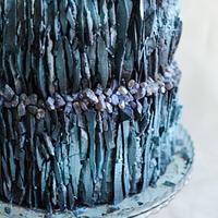 Turquoise island cake