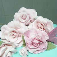Pink roses y Tiffany bday