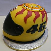 Valentino Rossi Helmet cake