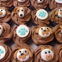 cats & dogs cupcakes