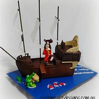Peter Pan Captain Hook Cake
