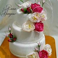 торт свадебный 