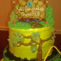 Landscape cake