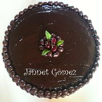 Chocolate and Cherries, Jannet Gòmez Cake Designer