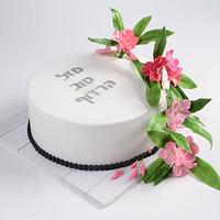 Nerium oleander flowers cake