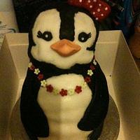 mini penguin cake