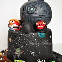 Angry Birds Star Wars cake