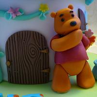 Pooh Bear at home