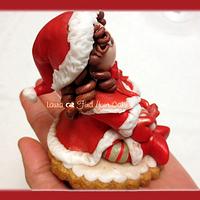 Christmas placeholders with mini doll