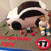 Vauxhall Corsa Birthday Cake