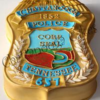 Police Badge Cake