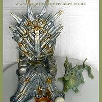 Game of Thrones - Iron Throne cake topper