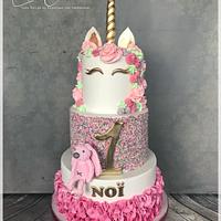Unicorn cake and smash