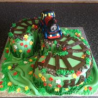 Thomas number 3 cake