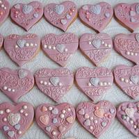 Gingerbread hearts