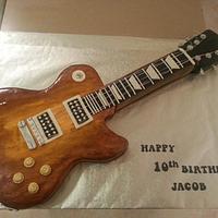 Gibson Les Paul Guitar Cake