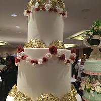 Wedding cake inspired by St Regis in Ny 