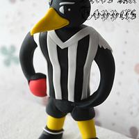 Collingwood Magpie Cake Topper 