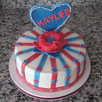 All American Girl Birthday Cake