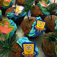 Spongebob Squarepants cupcakes