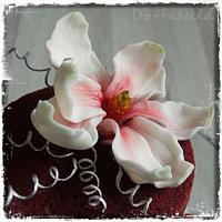 Naked Cake with Magnolia