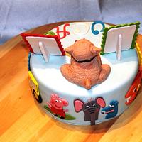 tarta de cumpleaños infantil, Birthday cake for baby