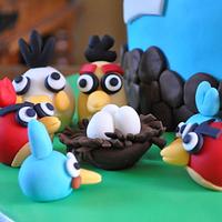 Angry Bird Cake for Henry