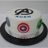 Avengers Cake and Cupcakes