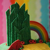 Oz inspired birthday cake