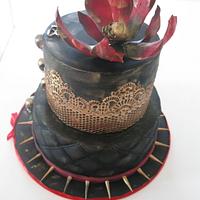 gothic metal cake