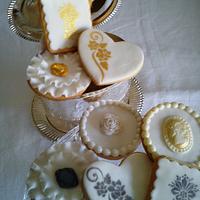 Gold and Silver Cookies