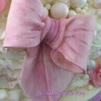 Pink and Ivory Christening