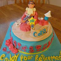 Cathy`s retirement cake