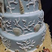 Seahorses Wedding Cake