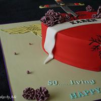Bon Jovi, Heart & Dagger 50th birthday cake - May 2011