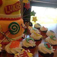 El Chavo del Ocho cake and cupcakes