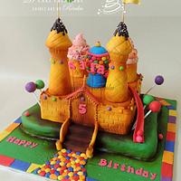 Candy Land Castle Cake