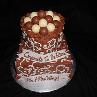 Chocolate Lovers Engagement Cake