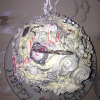 Giant cupcake wedding 60th birthday