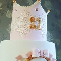 Princess themed cake