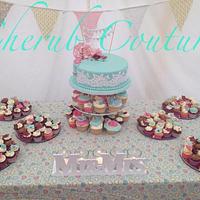 Vintage Just Married by Cherub Couture Cakes