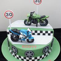 Motorbike cake