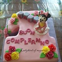 Torta Baby Minnie 1° compleanno