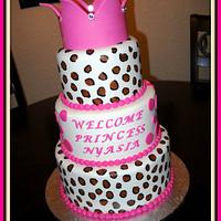 Leopard Print Cake!