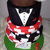 Casino 30th cake