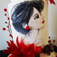 Painting cake Painting cake