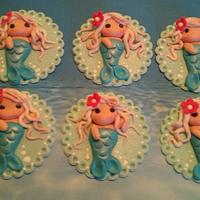 Cute mermaid and unicorn toppers